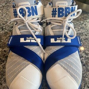 Nike LeBron Men’s Shoes - Blue and White